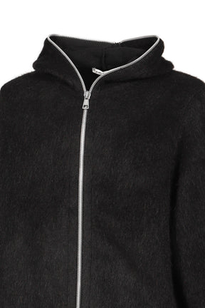 FULL ZIP HOOD / BLK