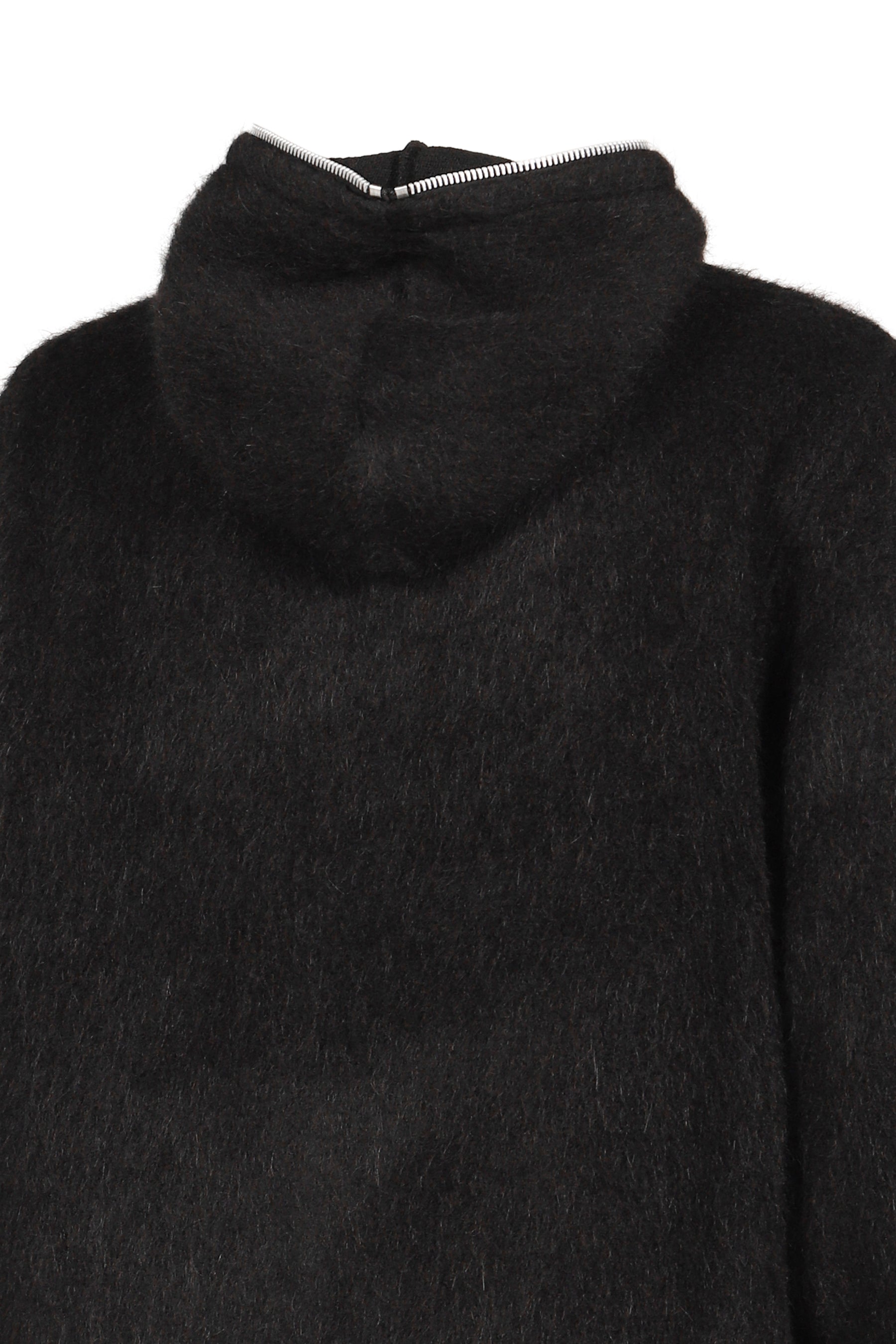 FULL ZIP HOOD / BLK