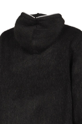 FULL ZIP HOOD / BLK