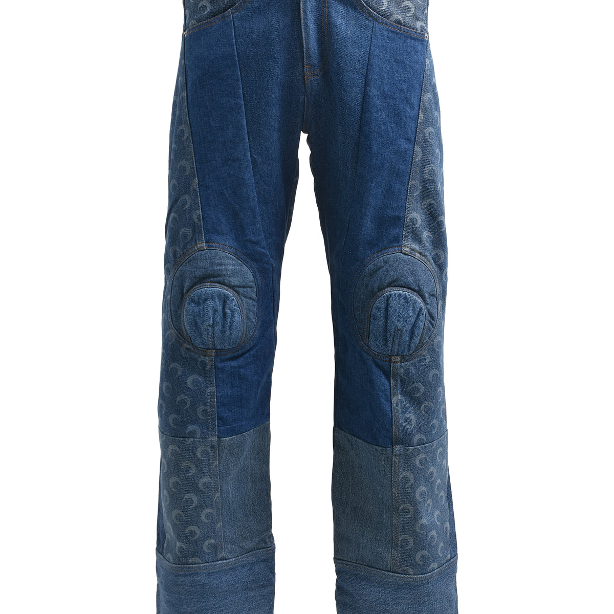 Marine Serre マリーンセル SS24 REGENERATED DENIM STRAIGHT LEG