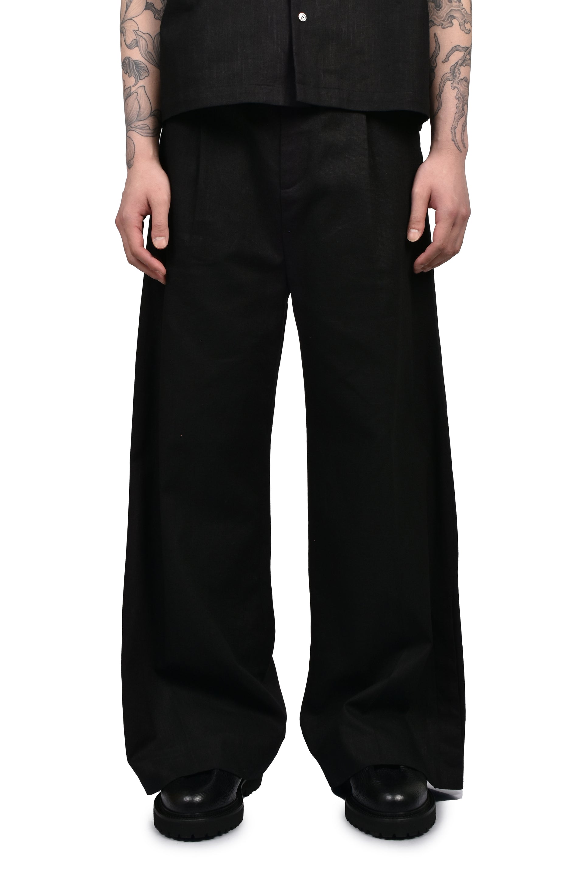 CITIES' CLUB WIDECUT / BLK RAMIE