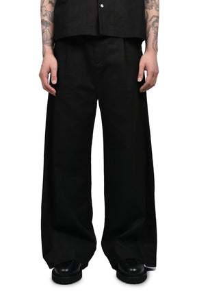 CITIES' CLUB WIDECUT / BLK RAMIE