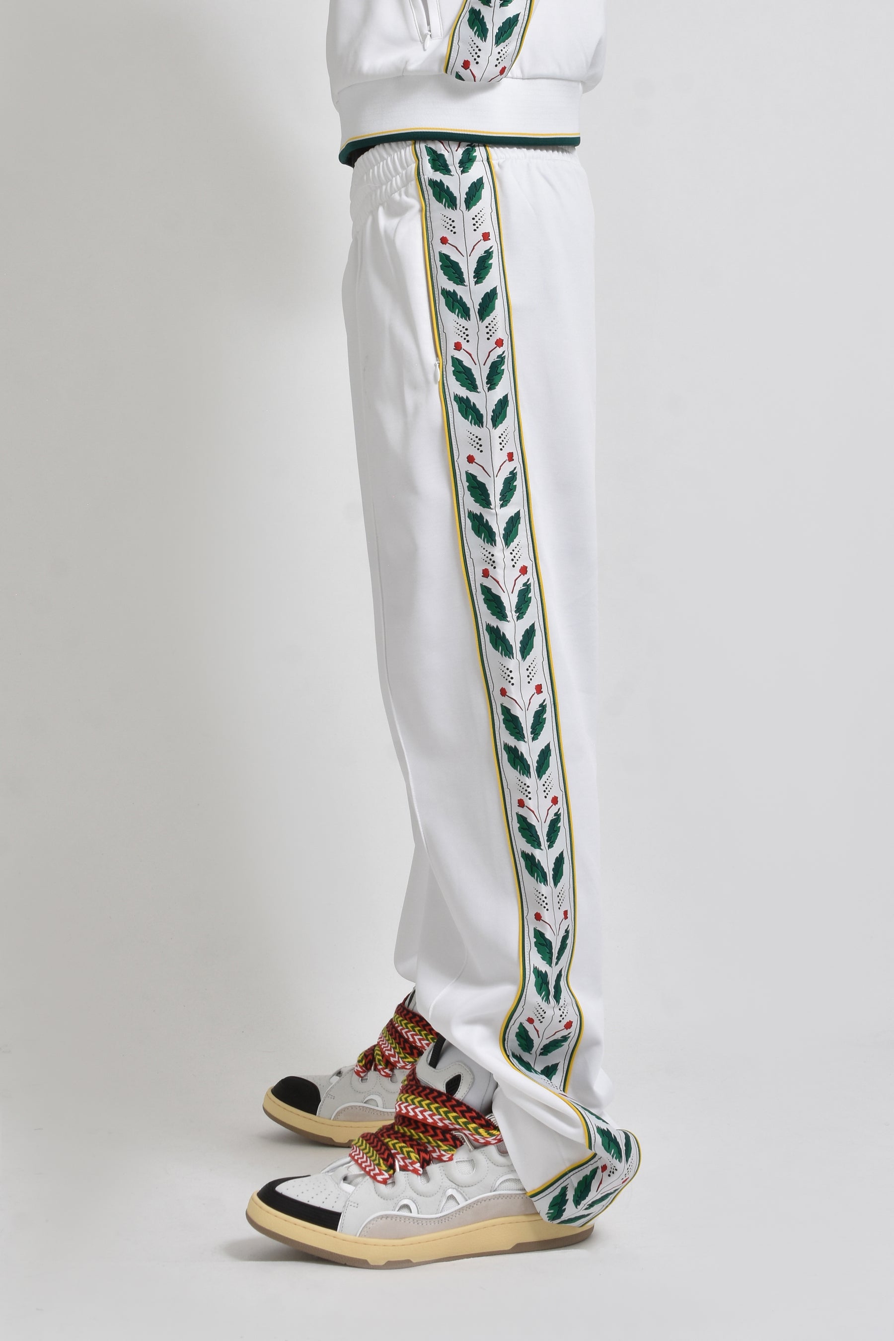 SEASONAL LAUREL TRACK PANTS / WHT