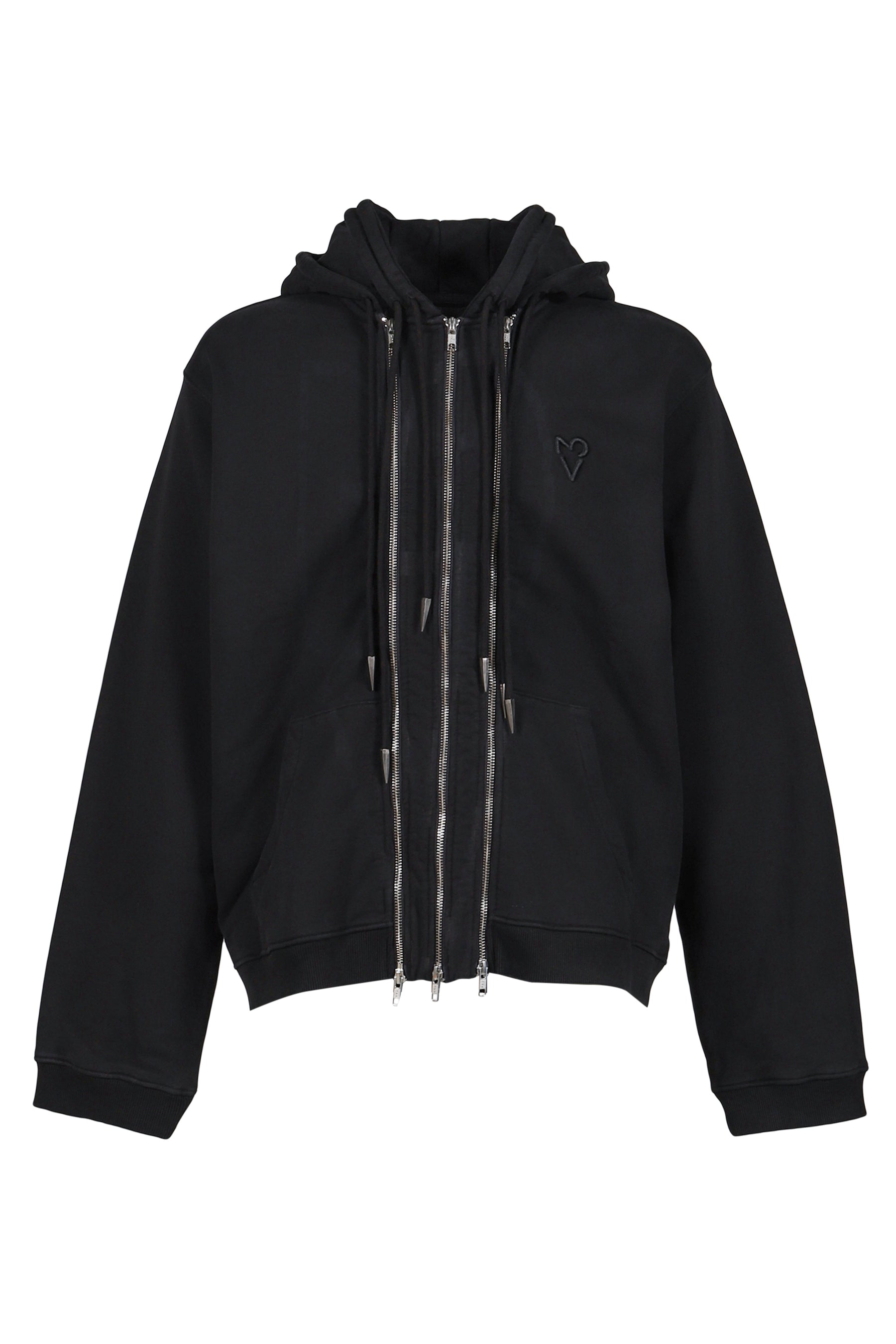 VAIN ヴァイン FW25 THREE ZIP HOODIE BLACK / BLK - NUBIAN ヌビアン