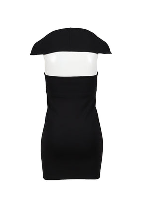 HELIOT EMIL EROSION DRESS / BLK