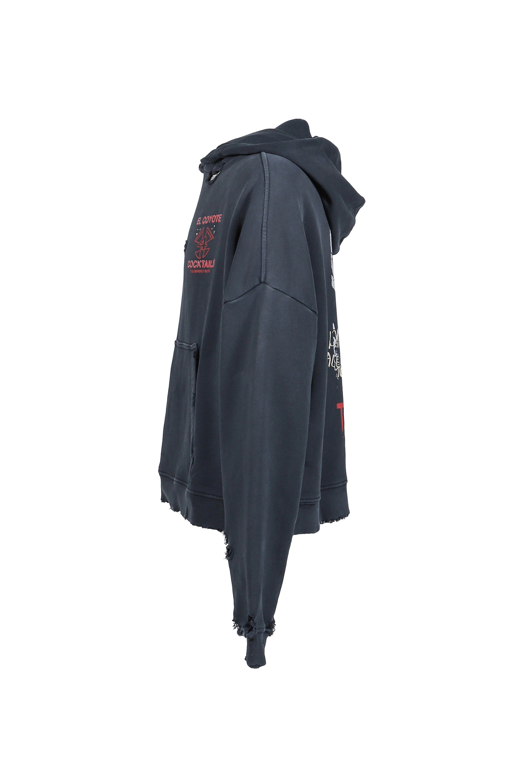 VALLEY OF DOLLS HOODED SWEATSHIRT / VTG BLK