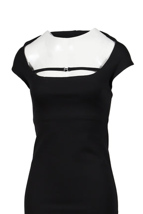 HELIOT EMIL EROSION DRESS / BLK