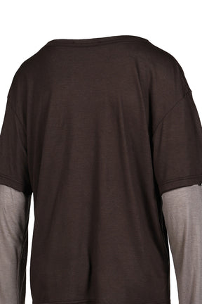 MASON LAYERED LONG SLEEVE T-SHIRT / BRW