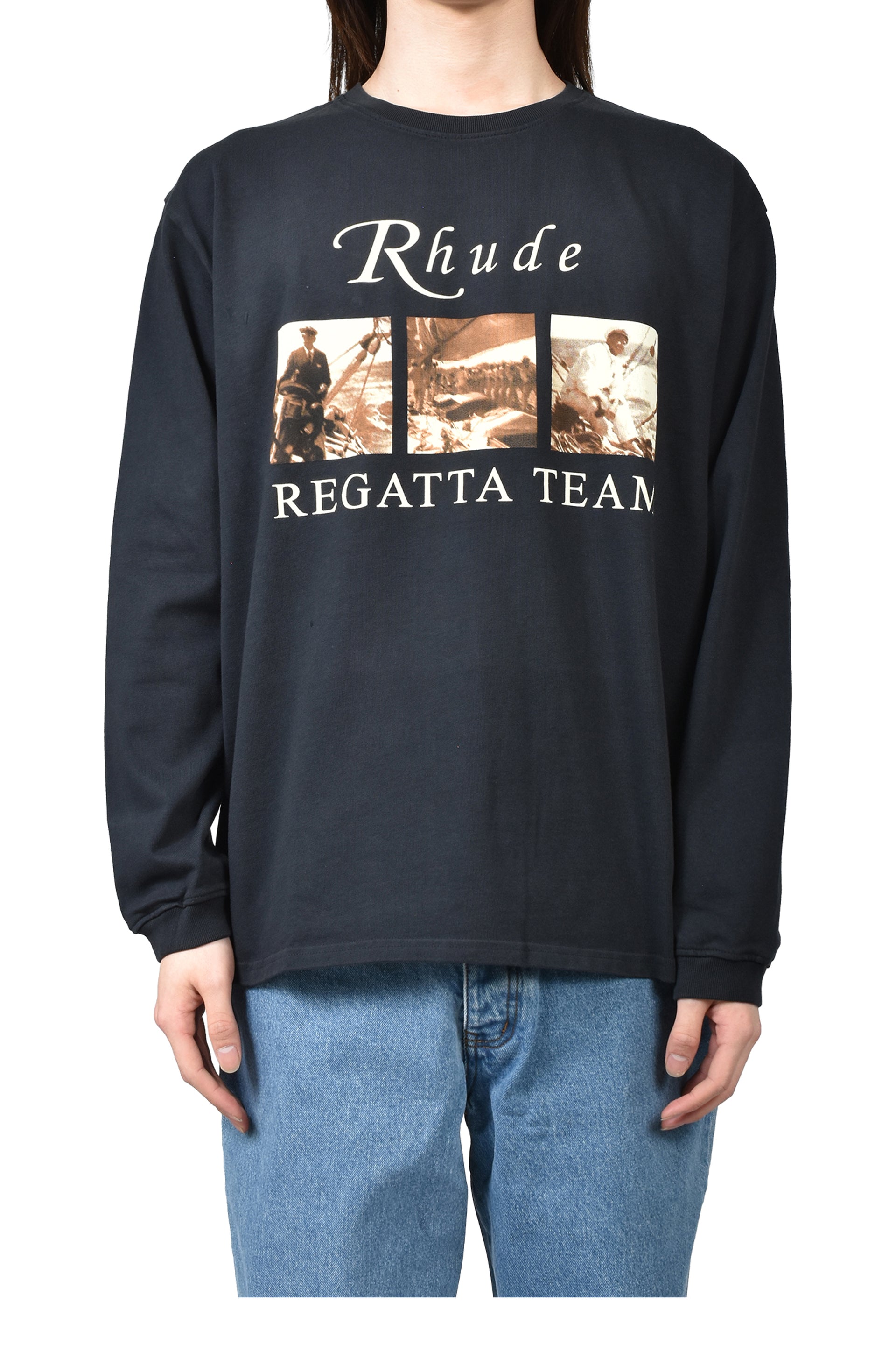 USVI REGATTA TOUR LS TEE / VTG BLK