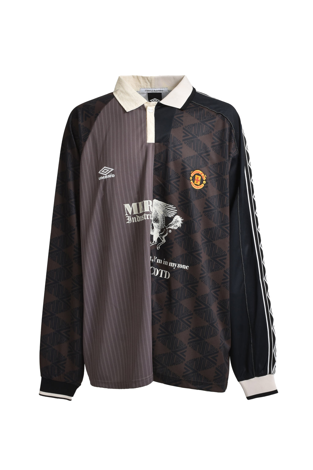 Children of the discordance FW24 UMBRO CHANGEOVER GAME SHIRT / BLK 