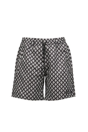 MONOGRAM SHORTS / BLK