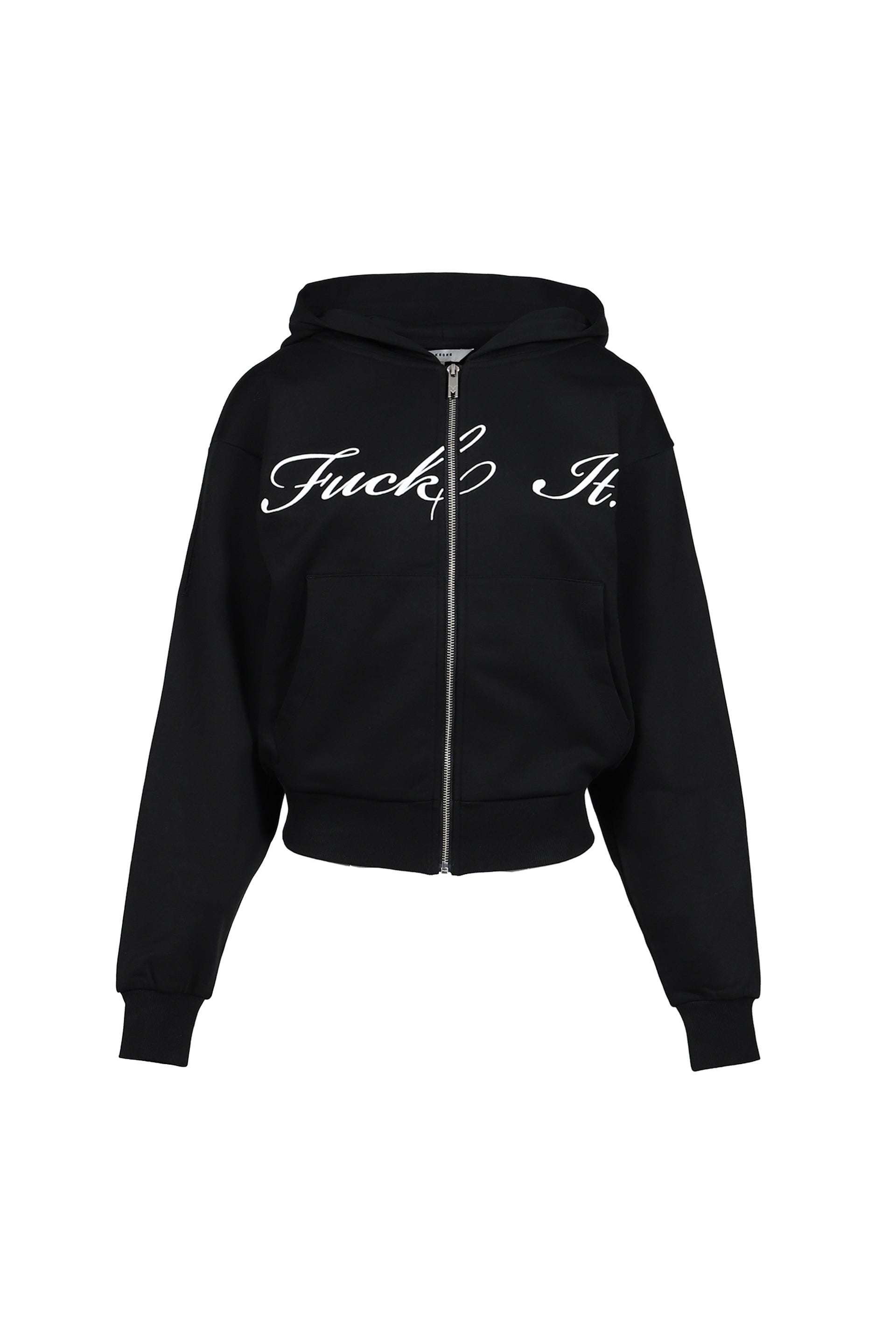 FUCK IT ZIP HOODIE / BLK