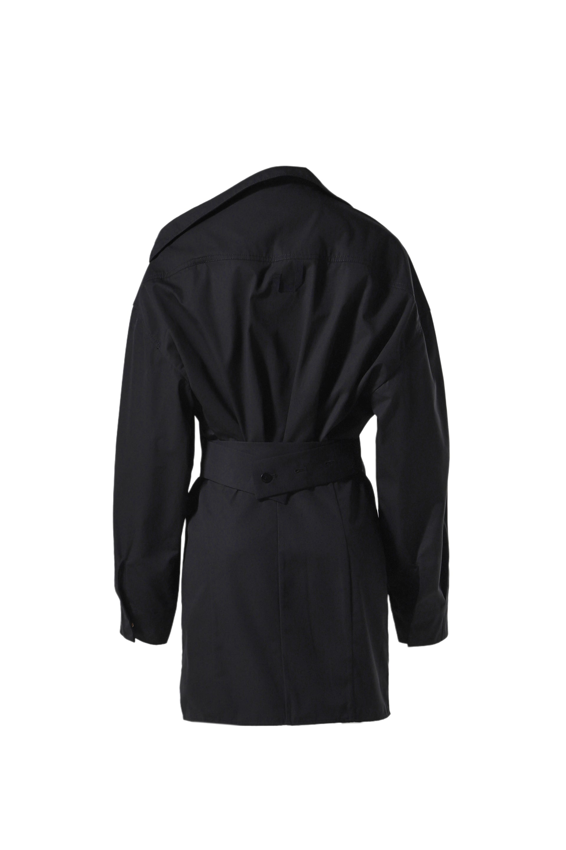 JACQUEMUS LA MINI ROBE CHEMISE / BLACK