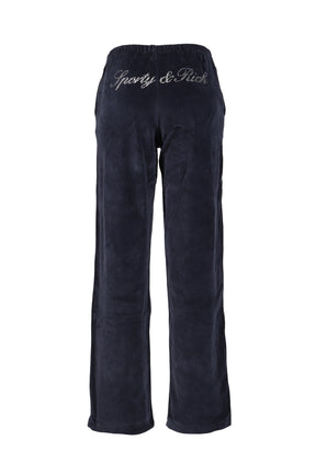 SIGNATURE LOGO KRYSTAL TRACKPANT / DARK NVY