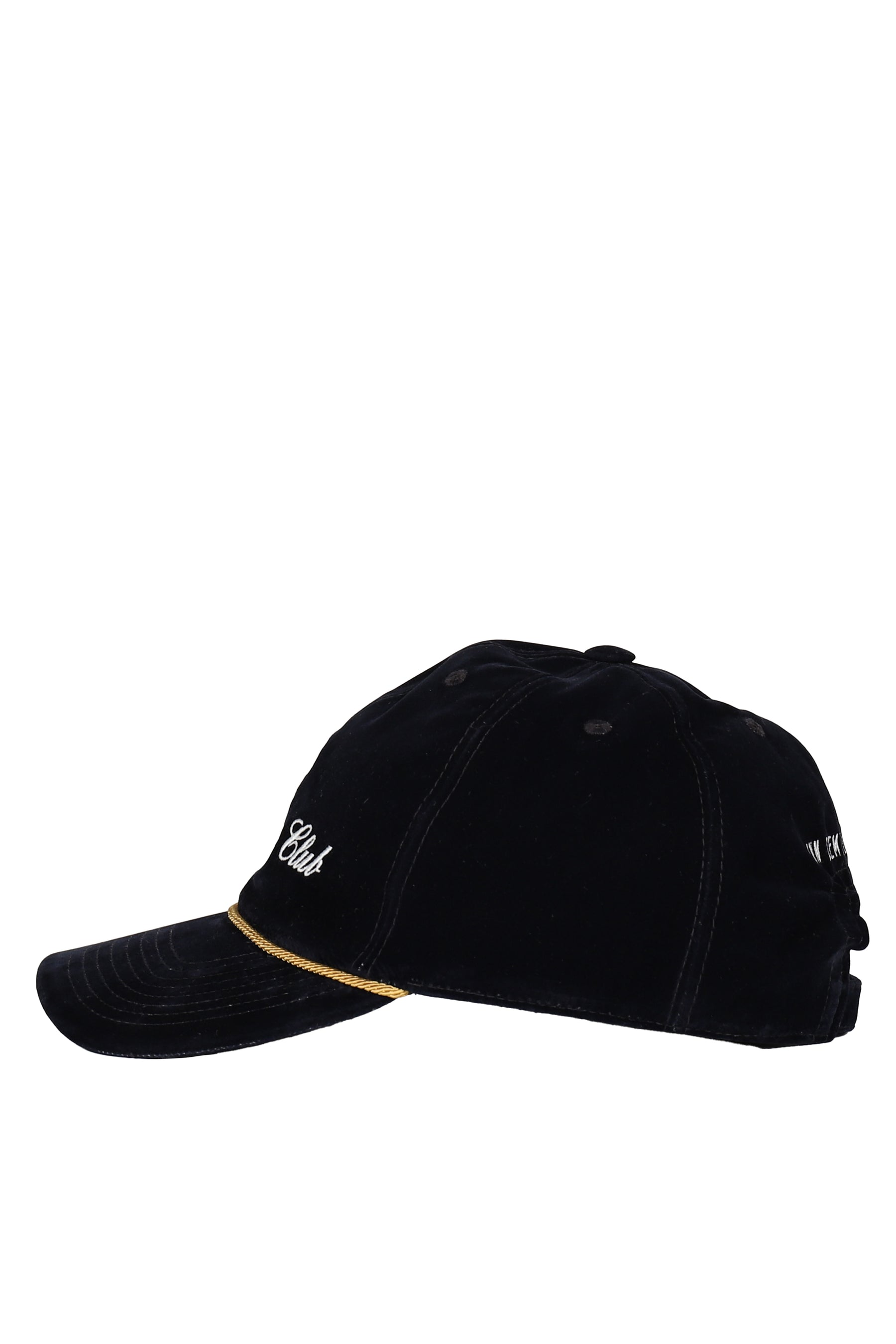 TEM BASEBALL CAP WITH "THE NEW POETRY CLUB" EMBROIDERY / NVY