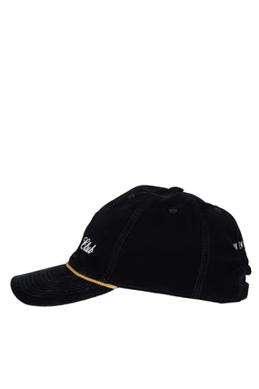 TEM BASEBALL CAP WITH "THE NEW POETRY CLUB" EMBROIDERY / NVY