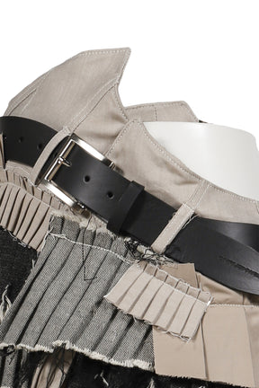 TWIRL SKIRT BEIGE TWILL / BEI