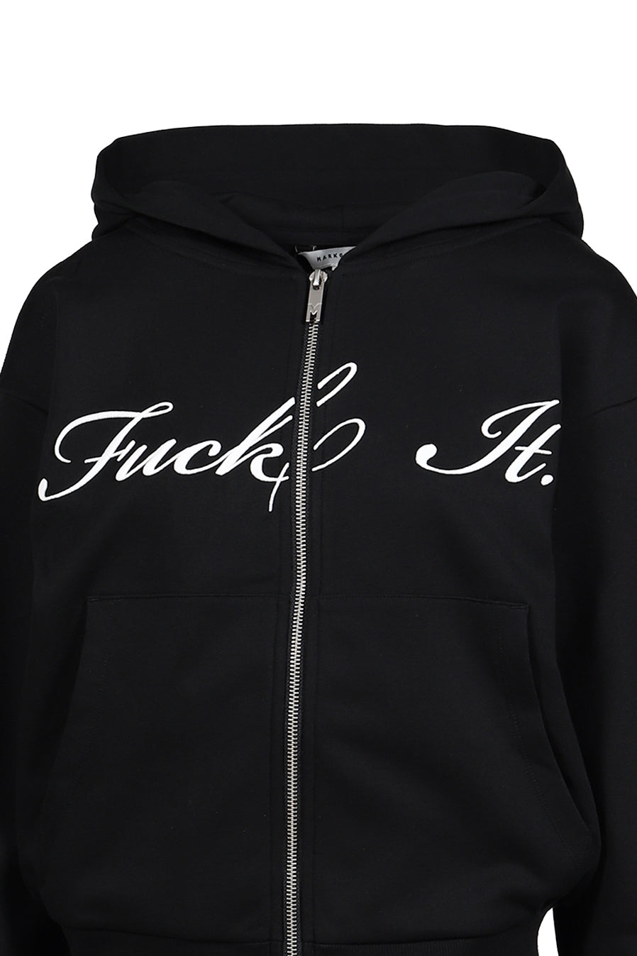FUCK IT ZIP HOODIE / BLK