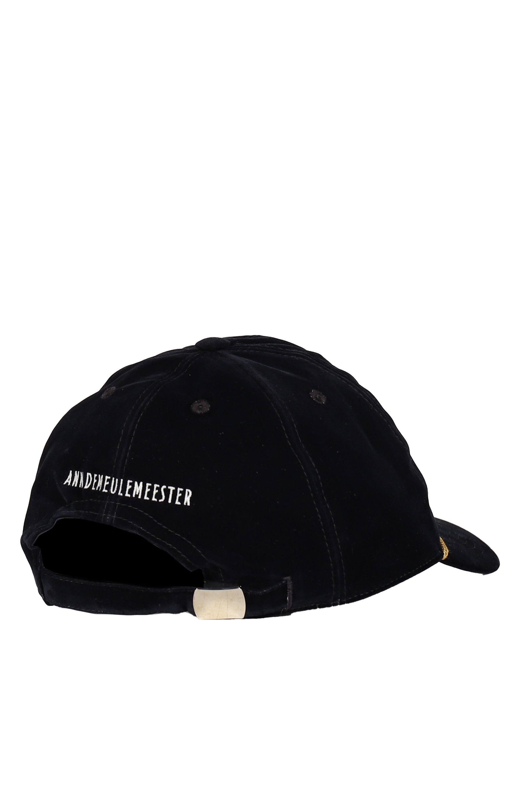 TEM BASEBALL CAP WITH "THE NEW POETRY CLUB" EMBROIDERY / NVY