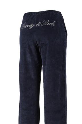 SIGNATURE LOGO KRYSTAL TRACKPANT / DARK NVY