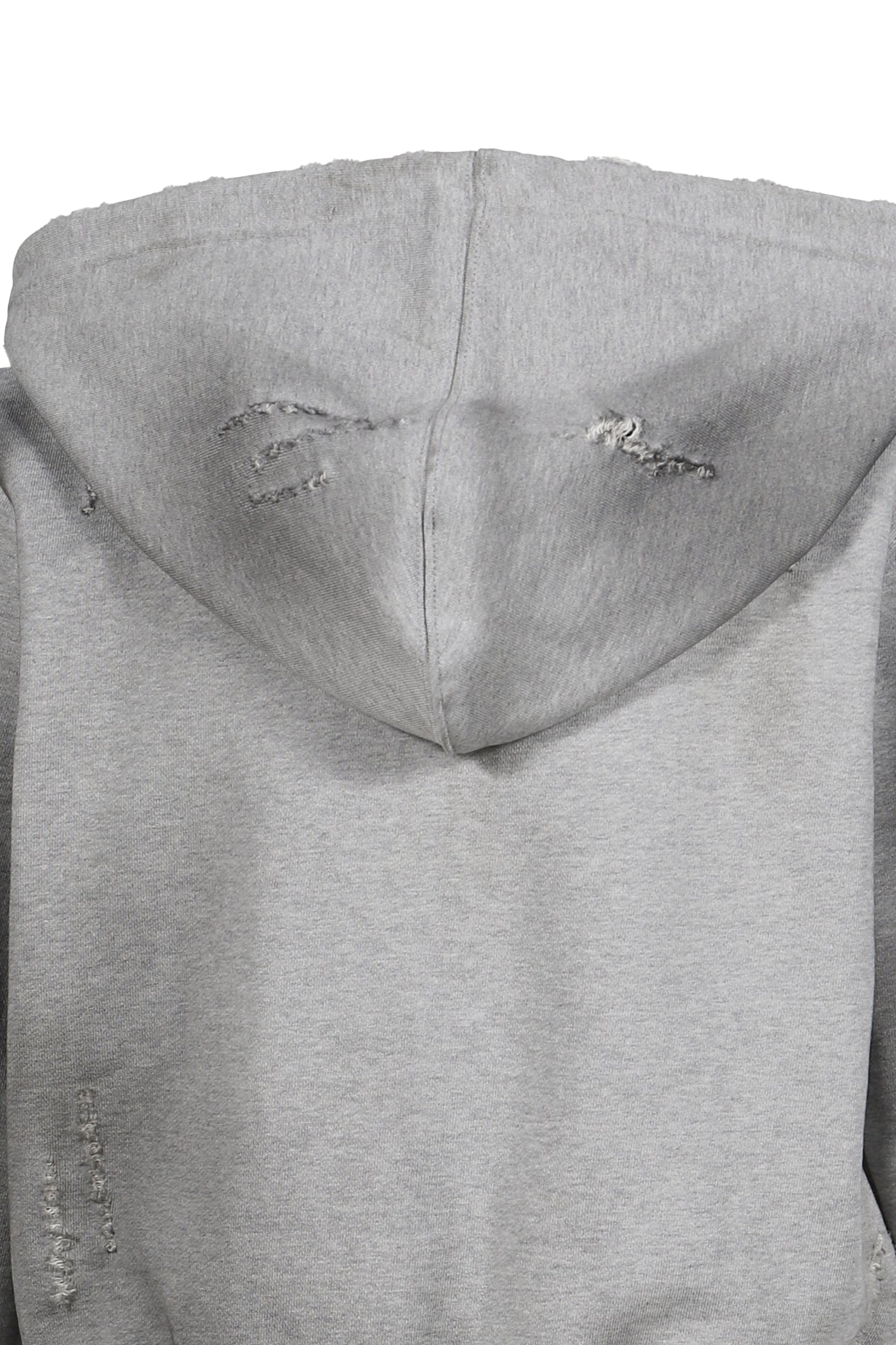 BLOOD HOODIE ZIPUP / GRY