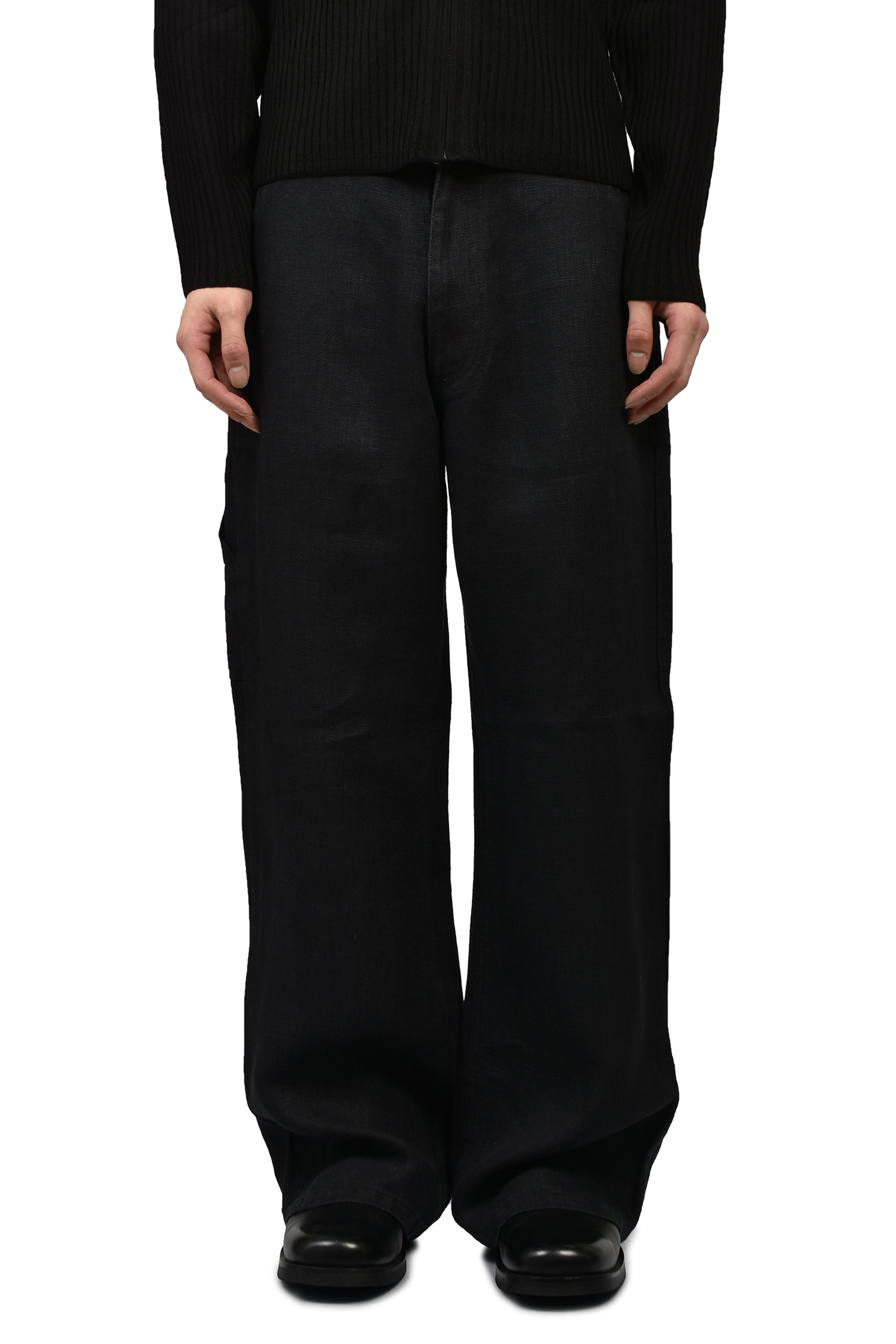 BAGGY CARPENTERS PANTS / BLK