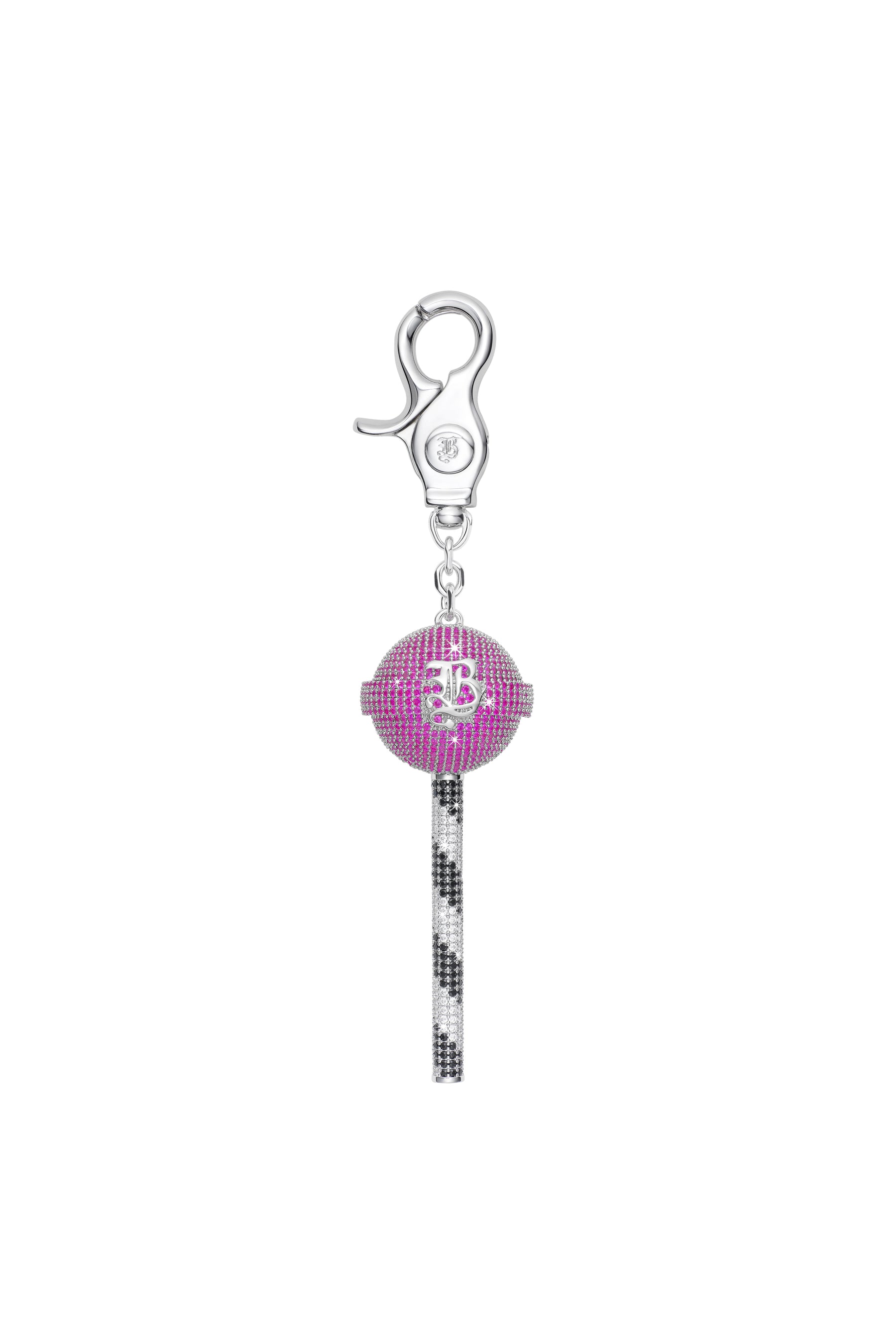COLORFUL CRUSHED ICE LOLLIPOP / BARBIE PNK BLK WHT