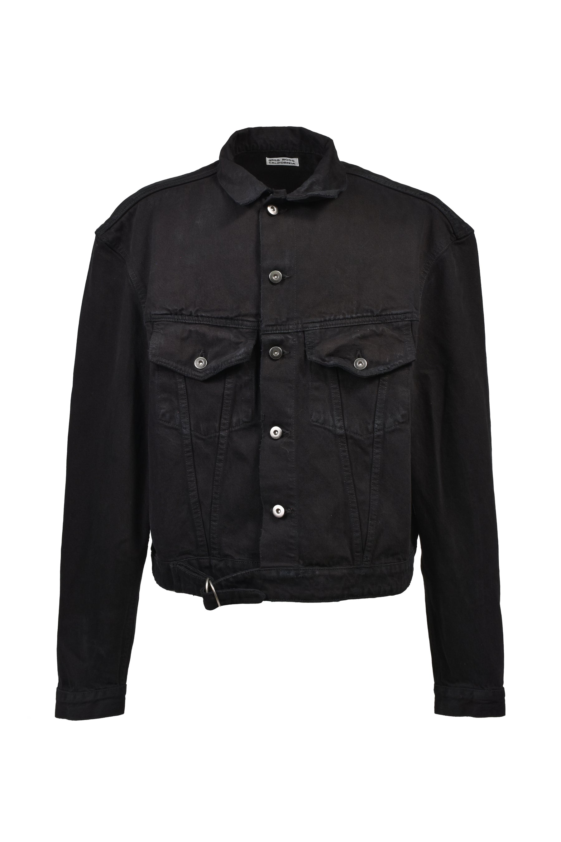 DENIM TRUCKER JACKET / BLK