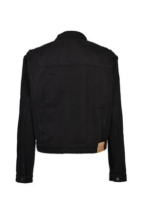 DENIM TRUCKER JACKET / BLK