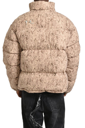 CAMO DOWN JACKET / BEI