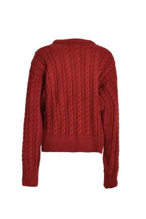 CREW NECK / RED