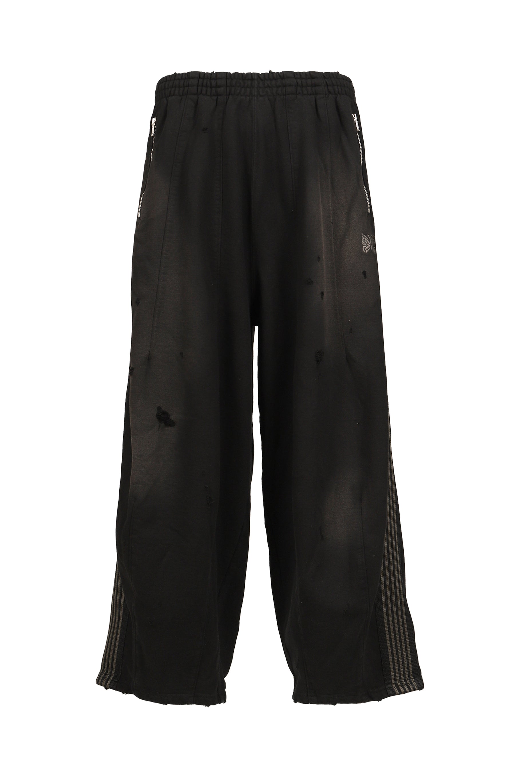 H.D. TRACK PANT - COTTON JERSEY / DAMAGED (20TH EXCLUSIVE) / BLK