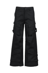 CELLULAE CARGO TROUSERS / BLACK
