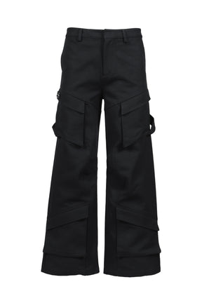 CELLULAE CARGO TROUSERS / BLACK
