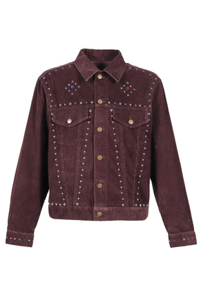 Needles ニードルス FW25 STUDDED JEAN JACKET - 14W CORDUROY / BUR