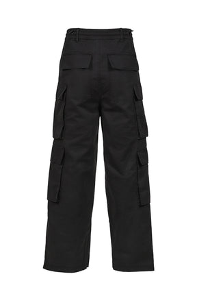 RAVE CARGO PANTS / WASHED BLK