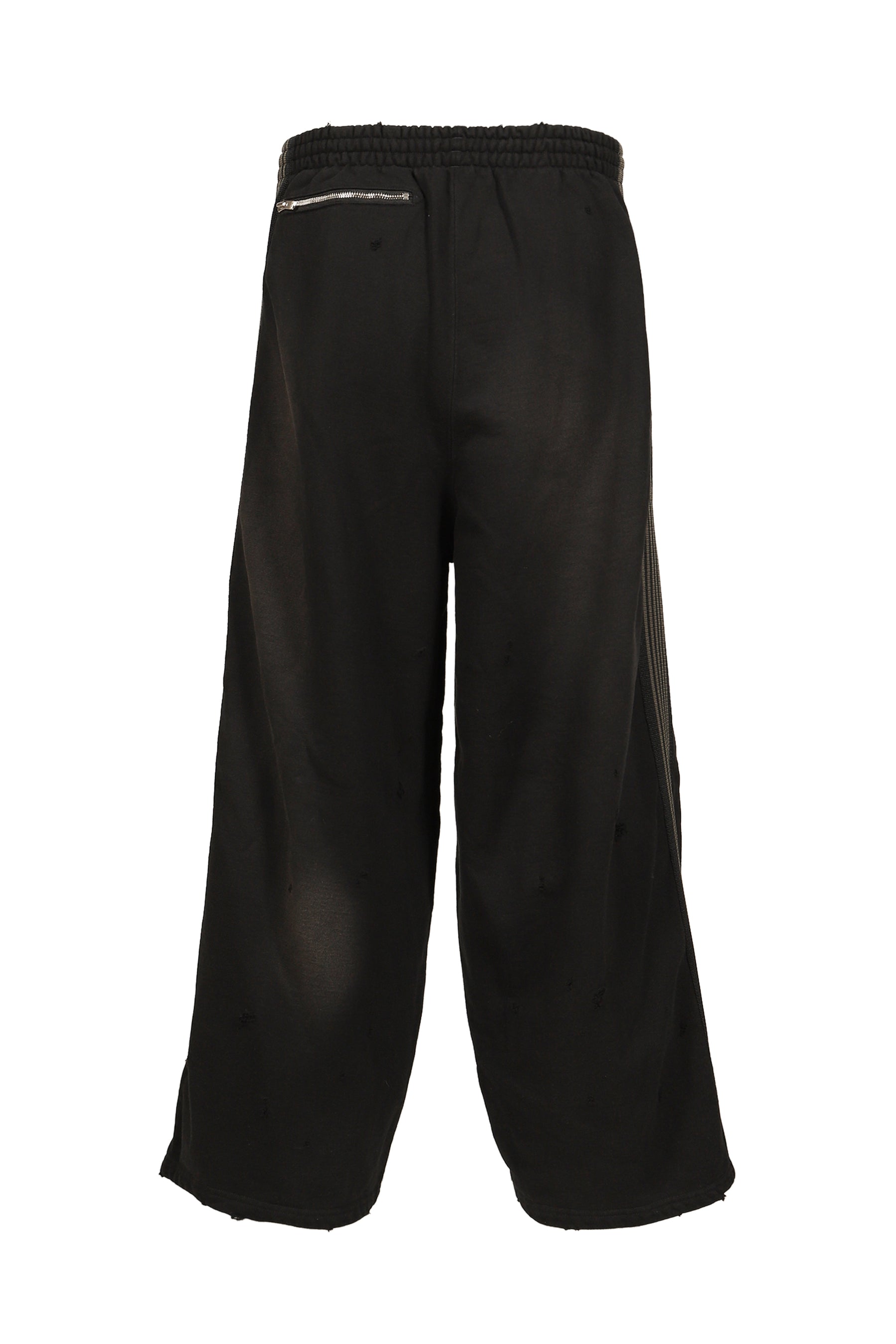 H.D. TRACK PANT - COTTON JERSEY / DAMAGED (20TH EXCLUSIVE) / BLK