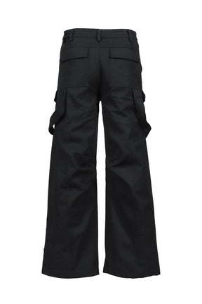 CELLULAE CARGO TROUSERS / BLACK