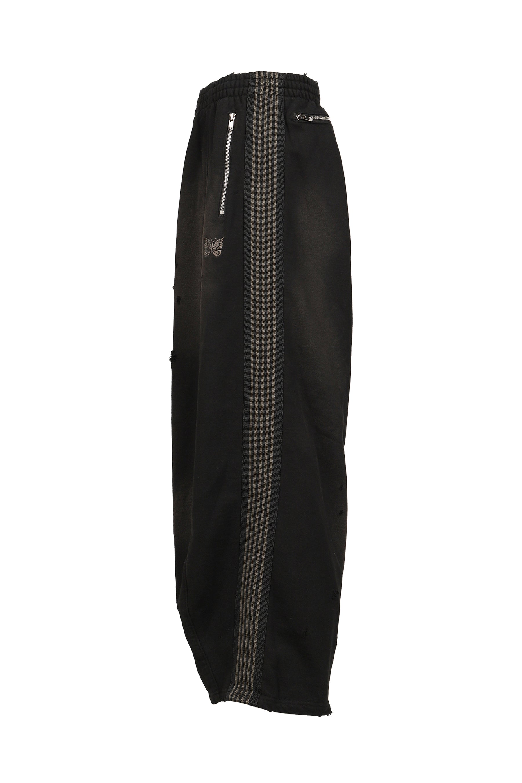 H.D. TRACK PANT - COTTON JERSEY / DAMAGED (20TH EXCLUSIVE) / BLK
