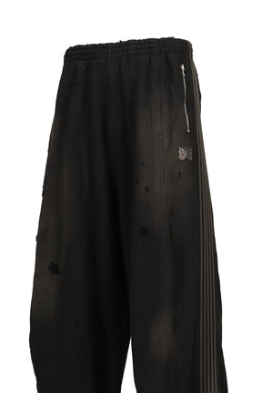 H.D. TRACK PANT - COTTON JERSEY / DAMAGED (20TH EXCLUSIVE) / BLK