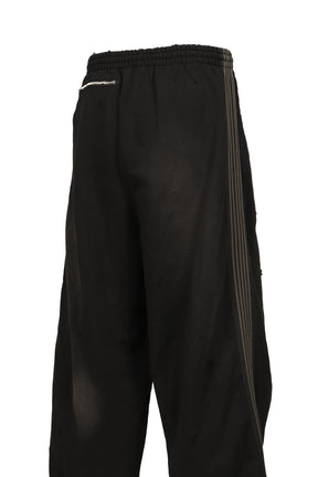 H.D. TRACK PANT - COTTON JERSEY / DAMAGED (20TH EXCLUSIVE) / BLK