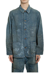 PAINT-STAINED ENGINEER'S COVERALL / AGED IND