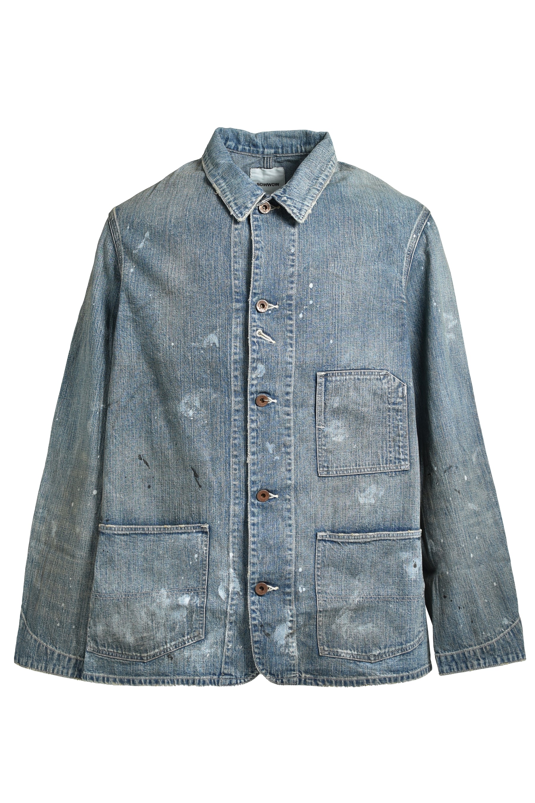 PAINT-STAINED ENGINEER'S COVERALL / AGED IND