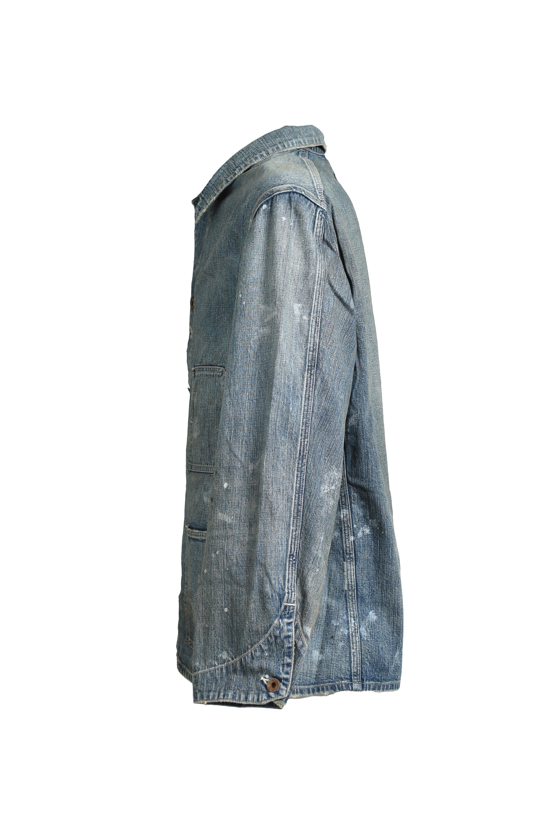 PAINT-STAINED ENGINEER'S COVERALL / AGED IND