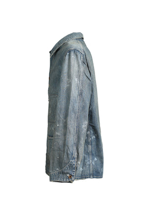 PAINT-STAINED ENGINEER'S COVERALL / AGED IND