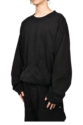 OVERSIZED SWEATSHIRT / BLK