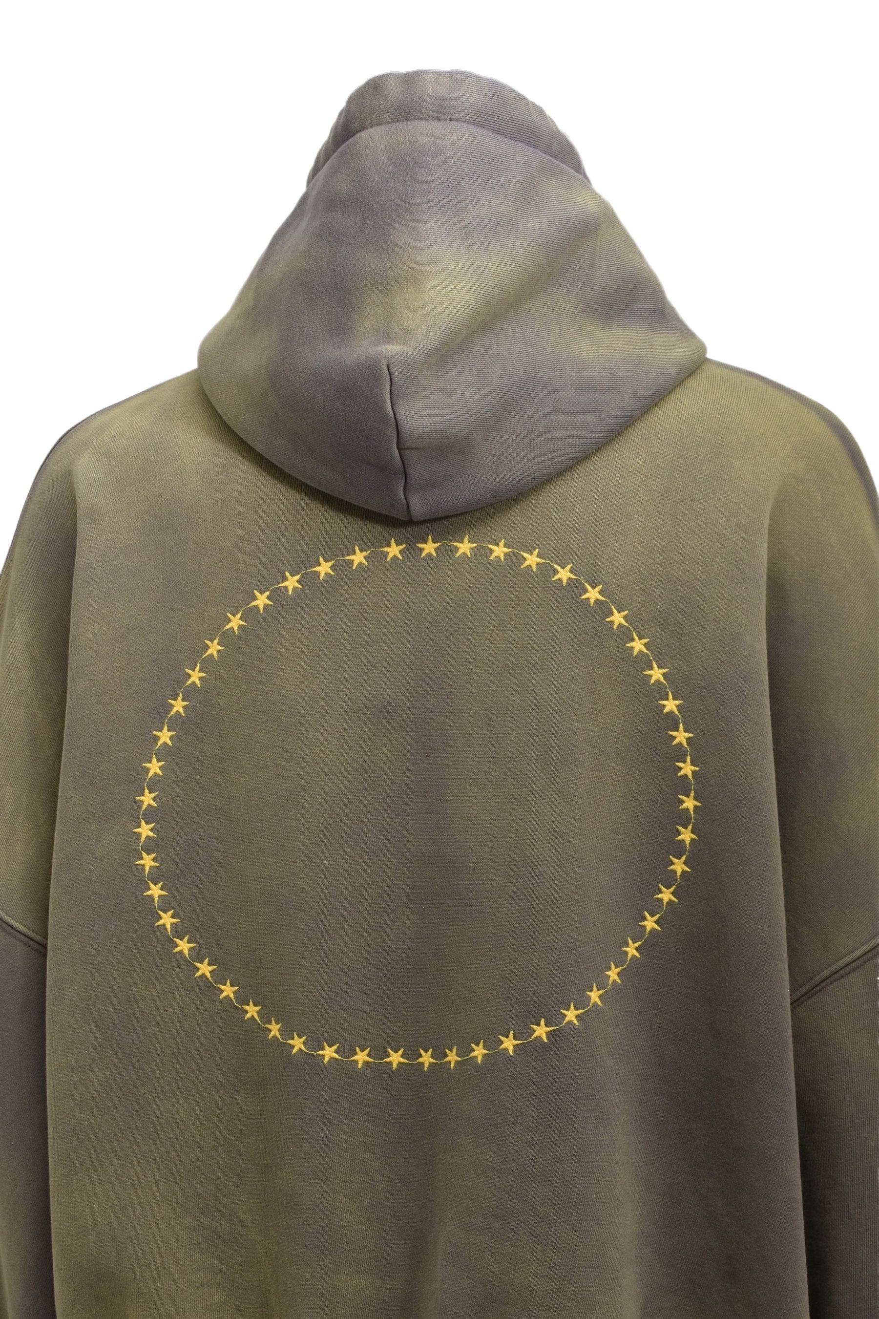 TGS EMBROIDERED WASHED HOODIE / KHA BRW