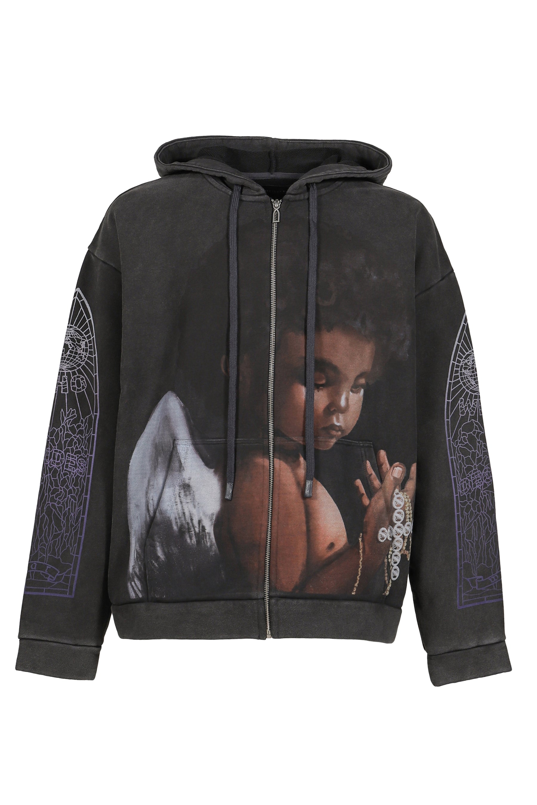 SACRED BEING ZIP UP / COAL