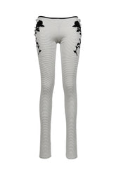 MAGNOLIA FRILLED LEGGINGS / GRY WHT