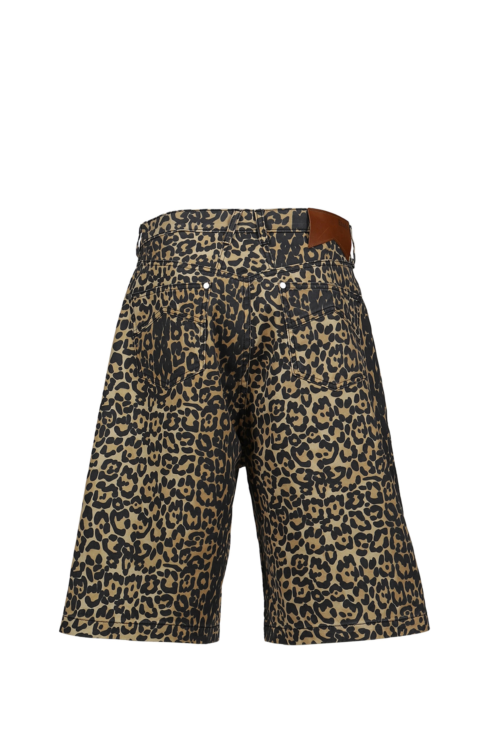 Rhude EOPARD TRAXEDO BAGGY SHORT / LEOPARD